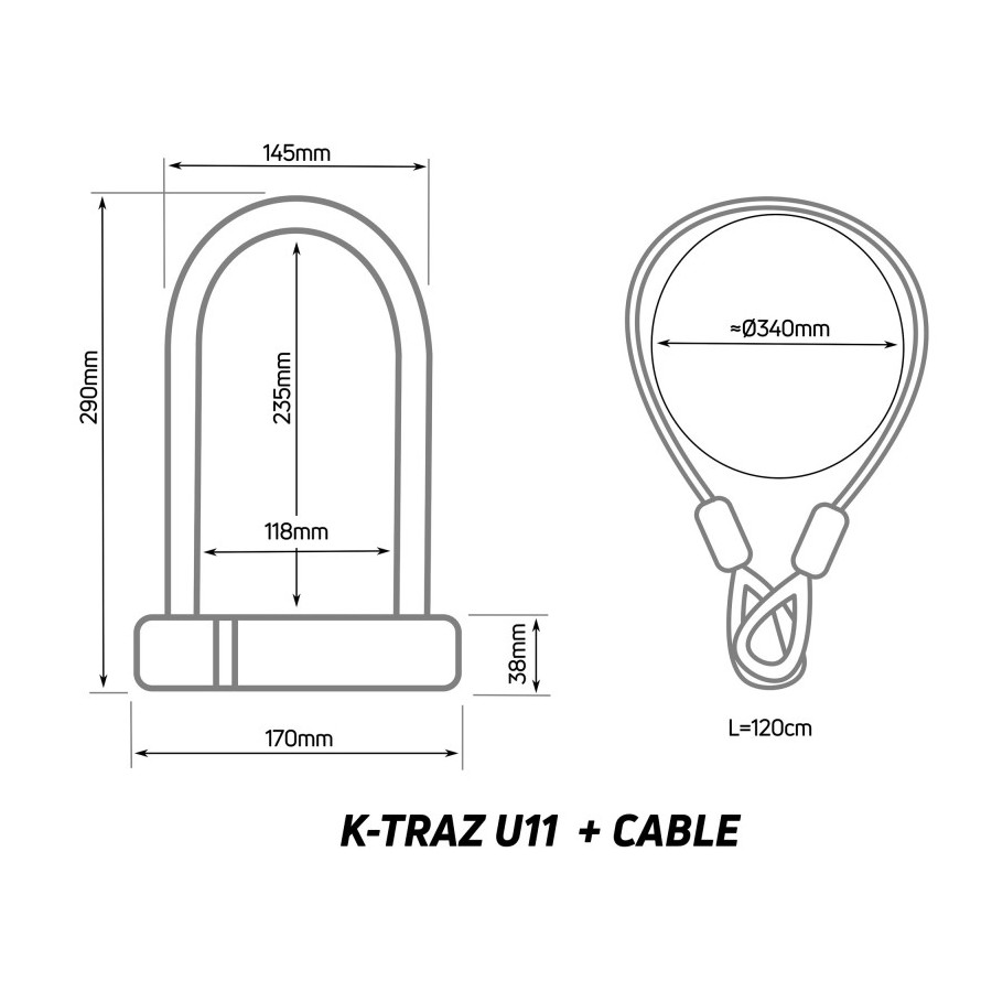 Zefal K-TRAZ U11 + Cable