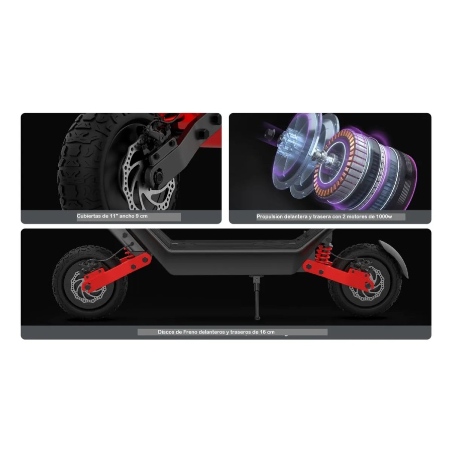 Monopatin Scooter Kixin X10 Off Road