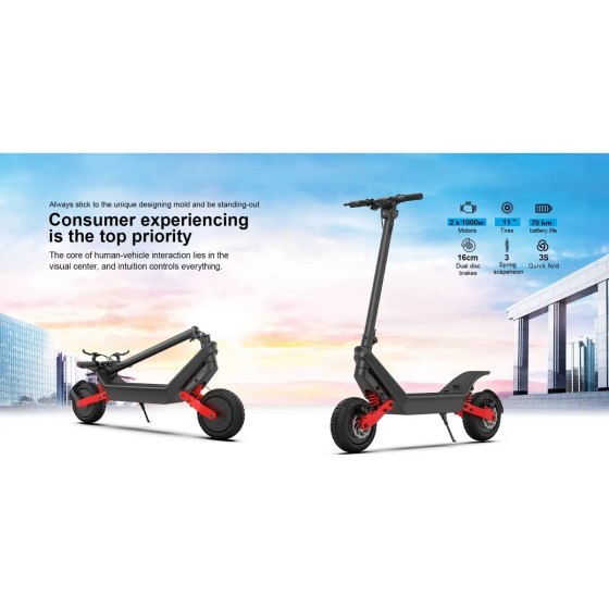 Monopatin Scooter Kixin X10 Off Road